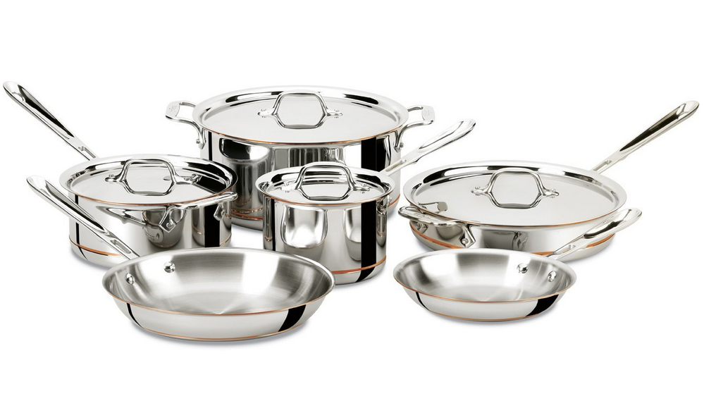 All-Clad Copper Core 10 piece Cookware Set