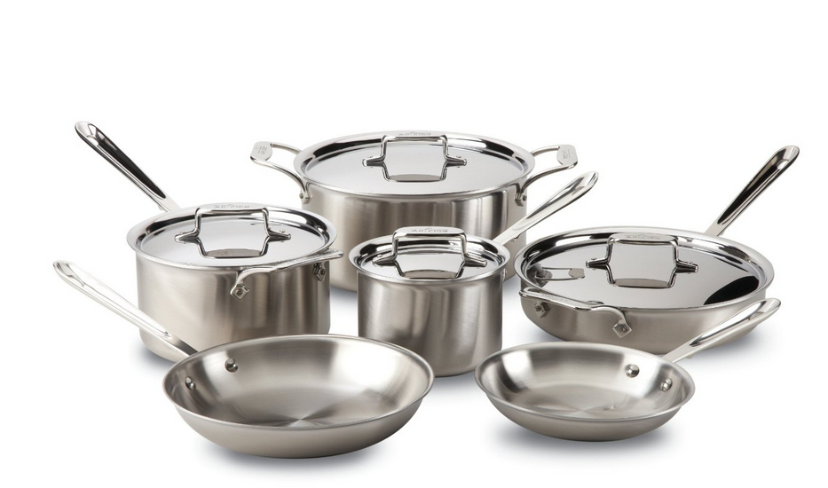 All Clad D5 10 piece Cookware Set