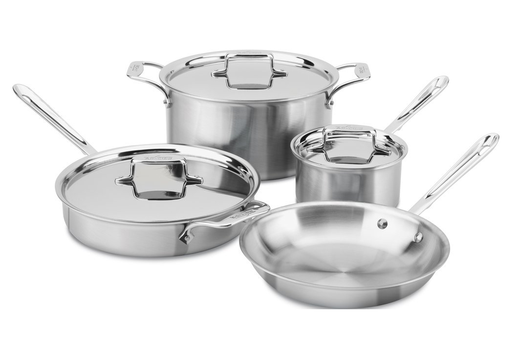 All Clad D5 7 piece Cookware Set