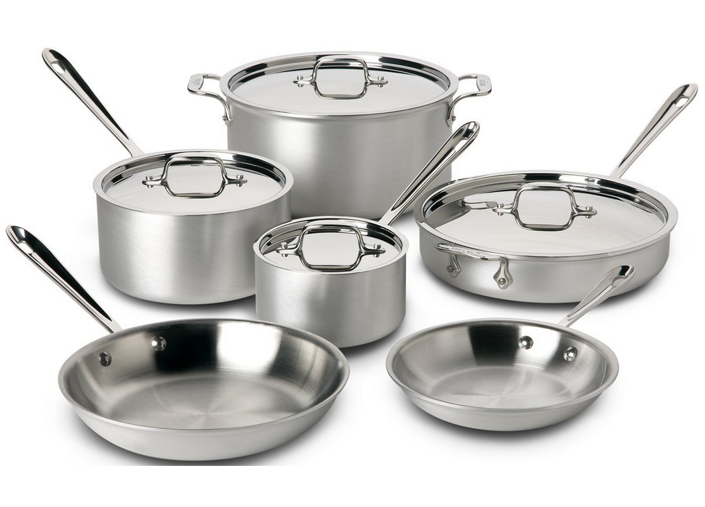 all-clad masterchef 2 10 piece cookware set