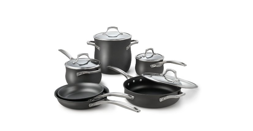 calphalon unison cookware nonstick cookware set